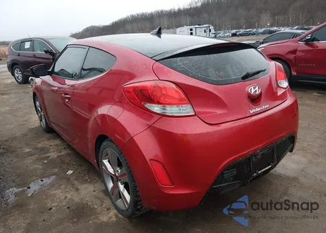 2017 Hyundai Veloster Value Edition из США, поврежденный, VIN KMHTC6AD1HU316905